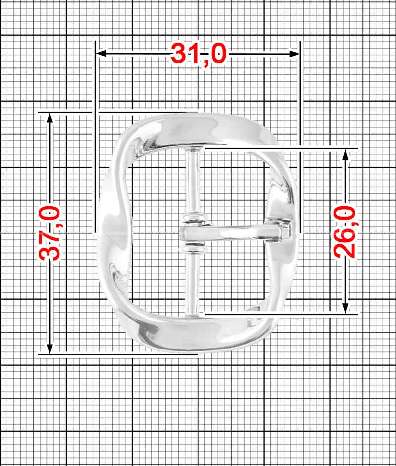 Tongue buckle K.FM-0094-25
