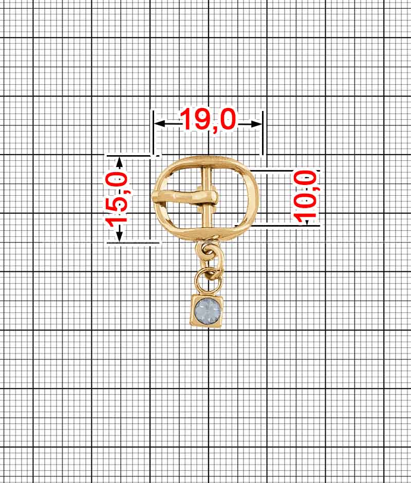 Пряжка Декоративно-рабочая K.FM-0506E