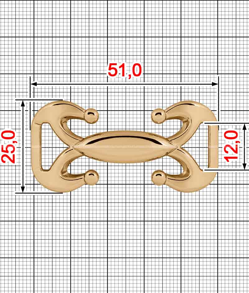 Frame buckle A.FM-2308