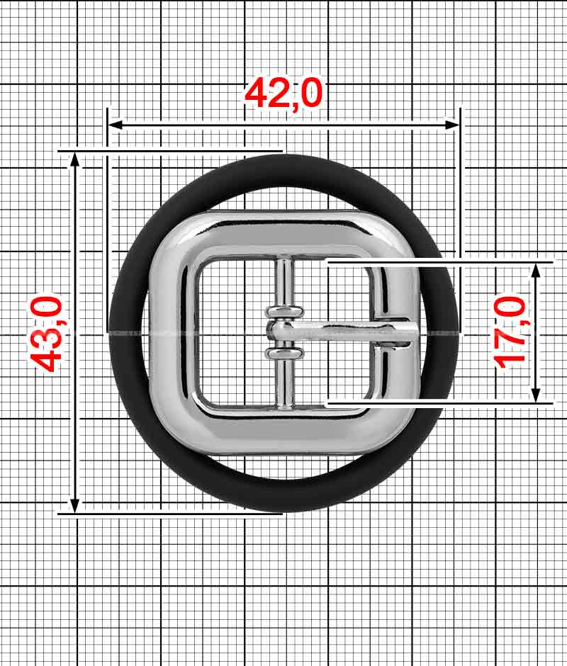 Tounge buckle A.FM-0190+A.FM-0190