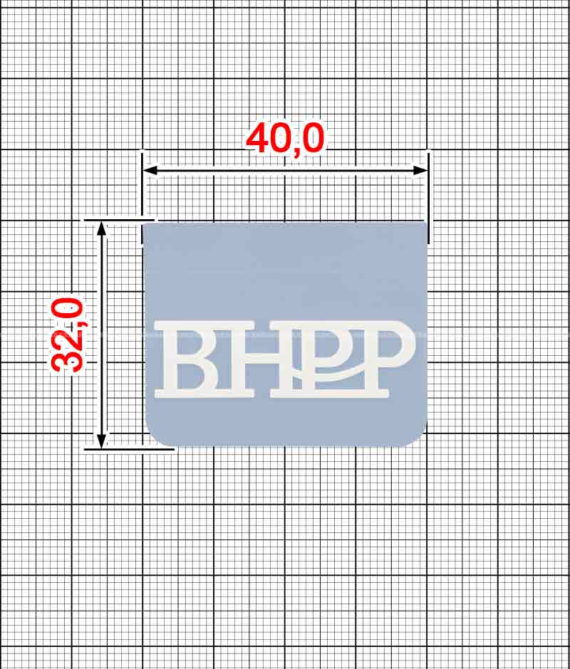 Пришивной декор силиконовый A.FV-1561-BHPP