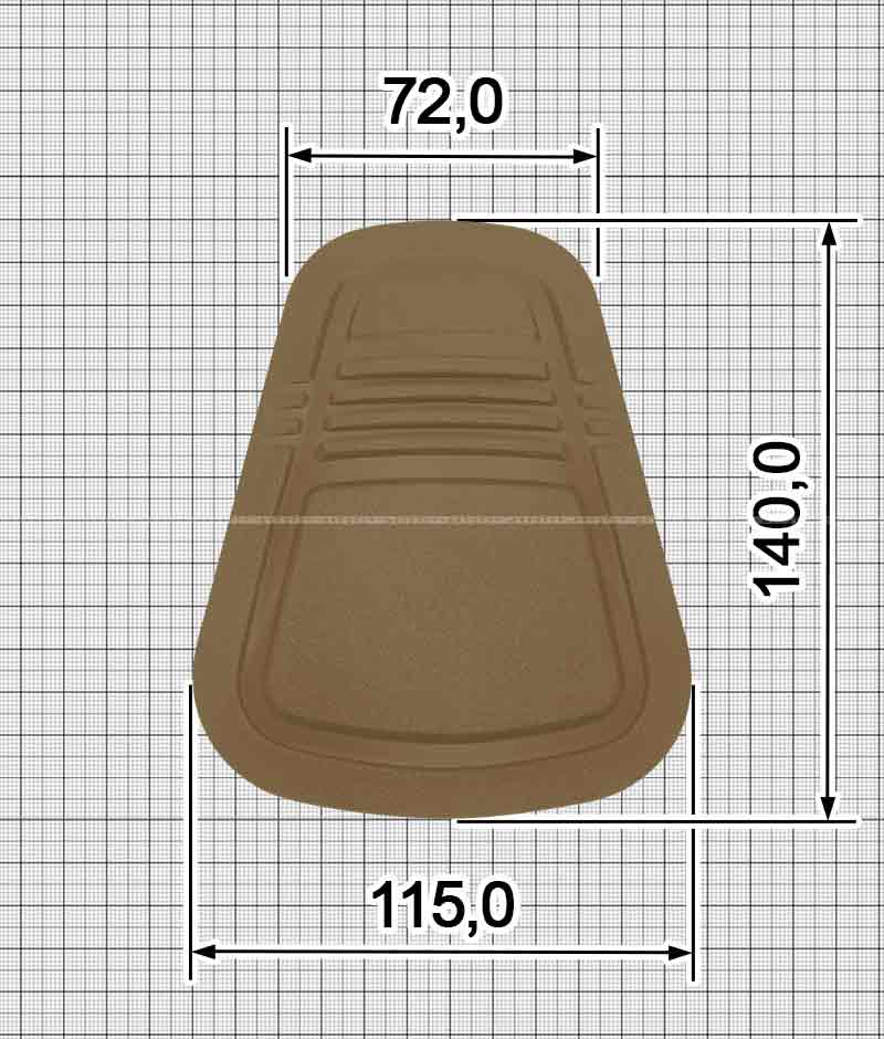 Накладка на наколенник тактический A.FP-333-AC ТЭП