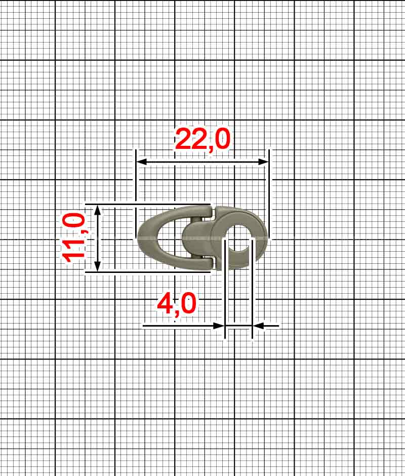 Петля для взуття A.GM-0090