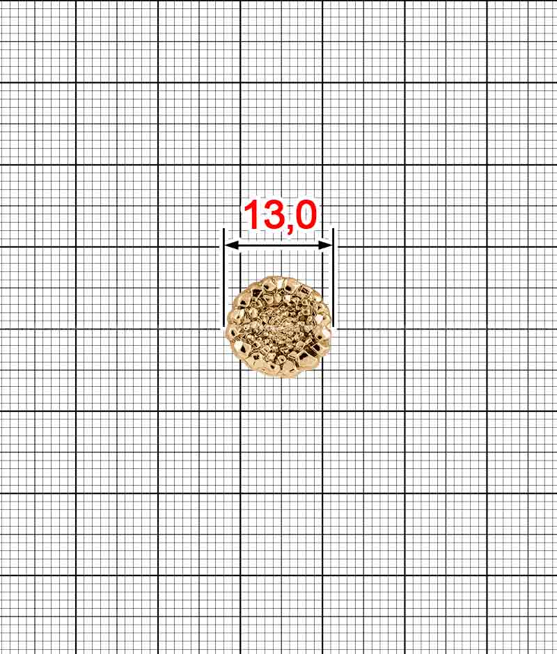 Ґудзик на ніжці K.FM-4081