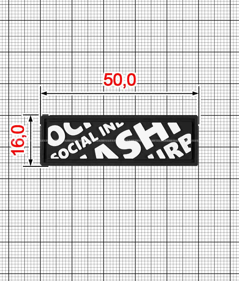 Декор из пластизоля A.FV-1420-social ind.fashion