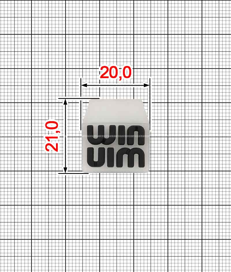 Декор кінцевик силіковновий A.FV-1637-WinVim