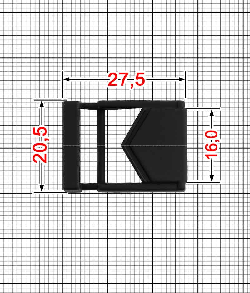 Frame buckle A.FM-2062