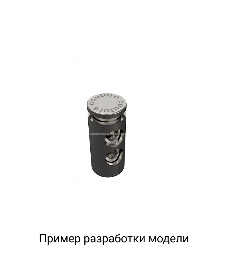 Фіксатор на шнурок з логотипом Модель 1