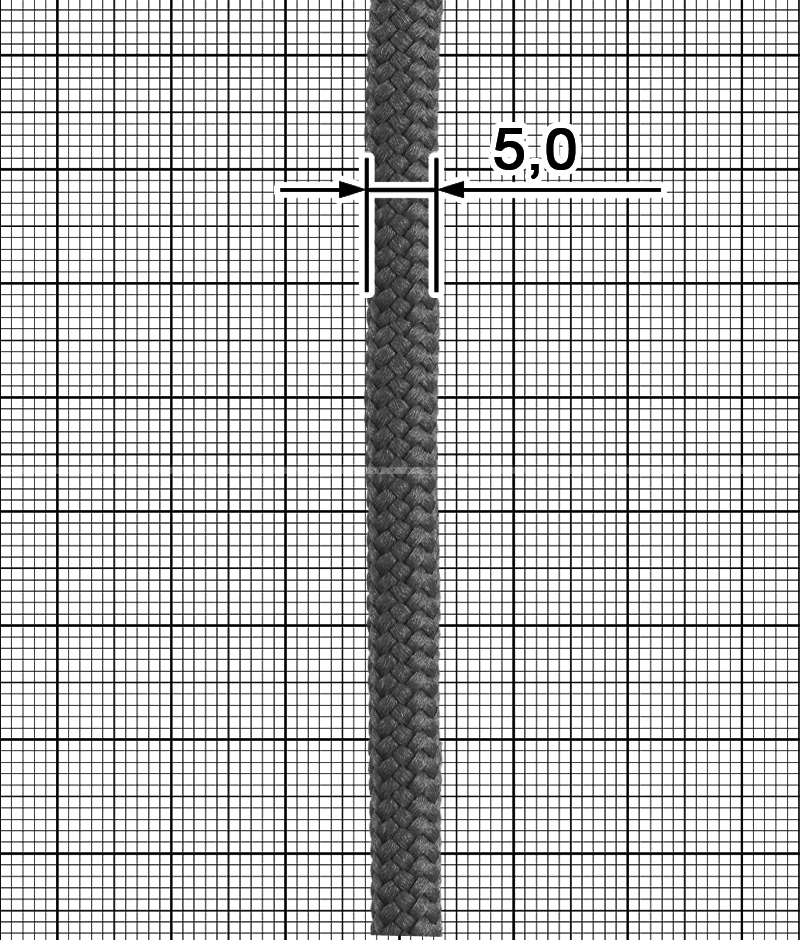Paracord tactical round МСV (5659) TR.5 mm