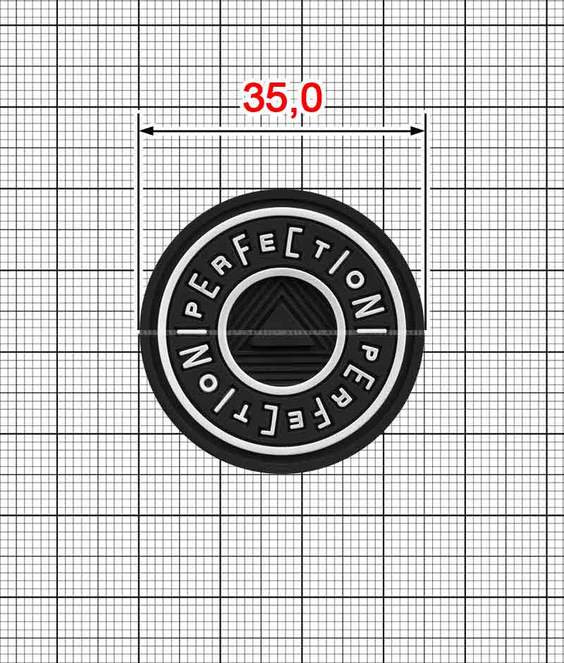 Нашивка з пластизолю ПВХ A.FV-756-Perfection