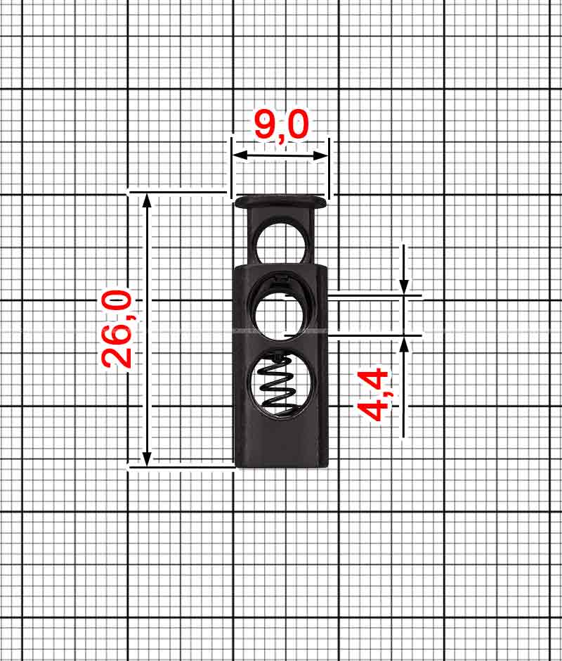 Lace fastener K.FM-832 (81023)