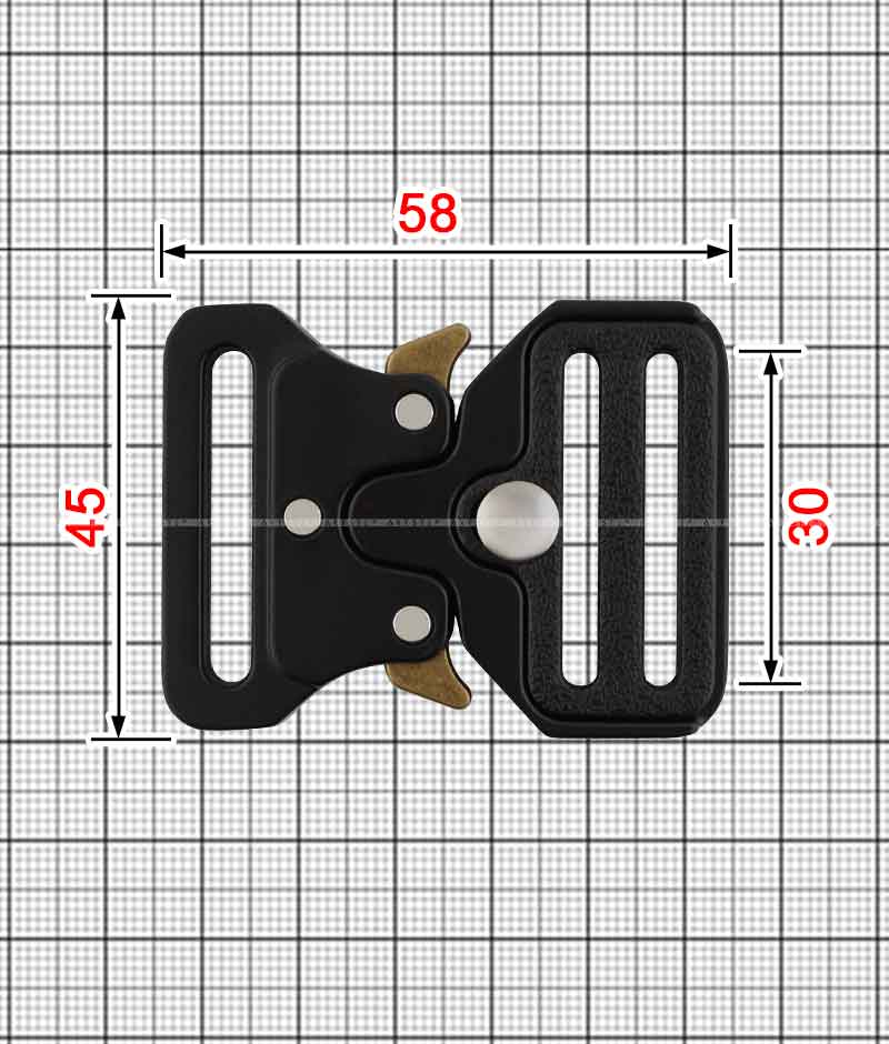Military buckle K.FM-820-33 (E2408)