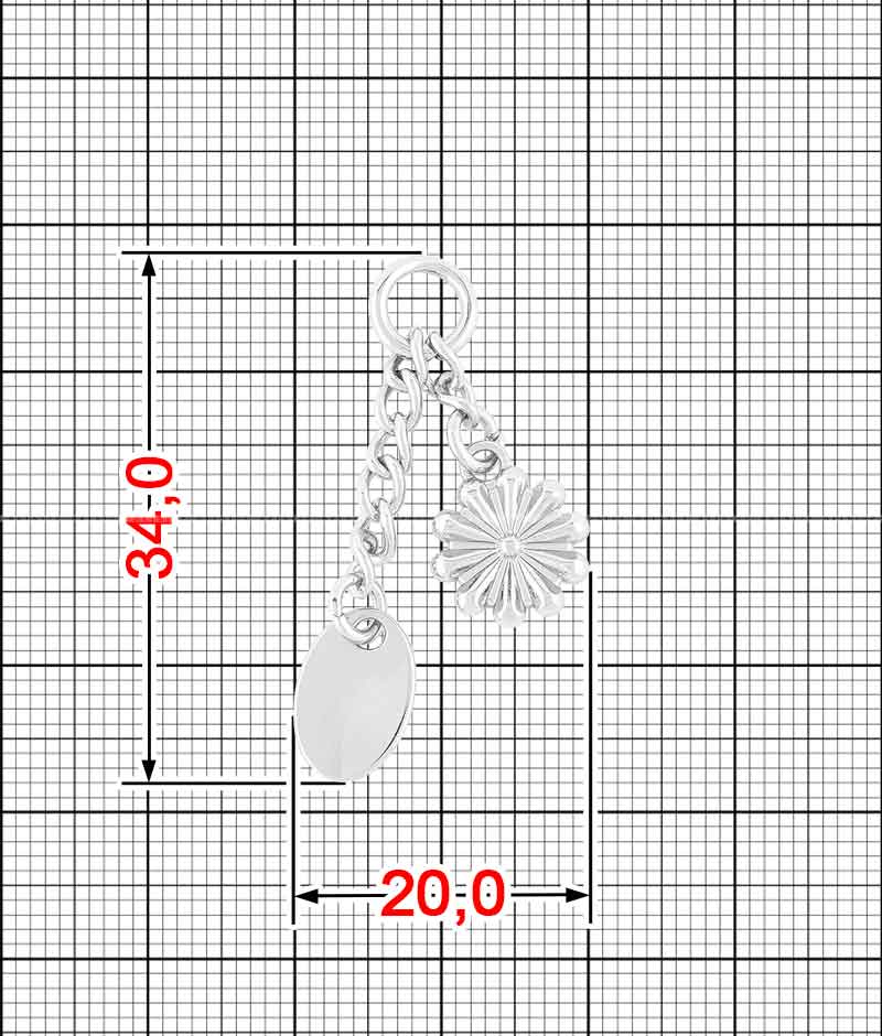 Декор пришивний K.FM-3943 (26029)