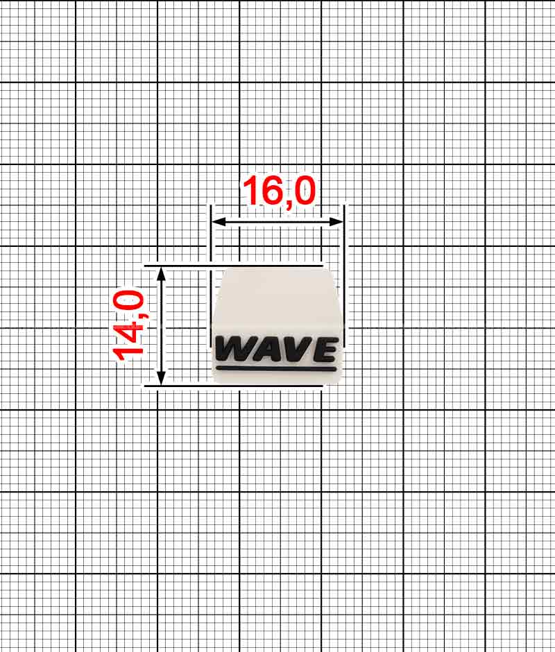 ПВХ нашивка A.FV-1696-WAVE