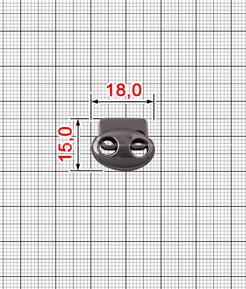 Фіксатор для шнурка K.FM-804 (54365)